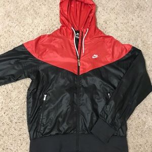 nike windrunner jacket red